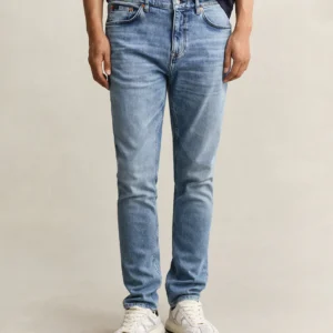 Slim Fit Blue Denim Jeans