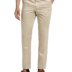 Beige Formal Trouser